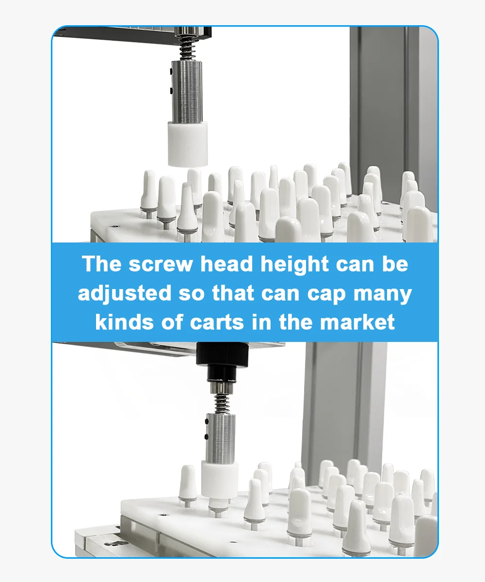 cartridge filling and capping machine