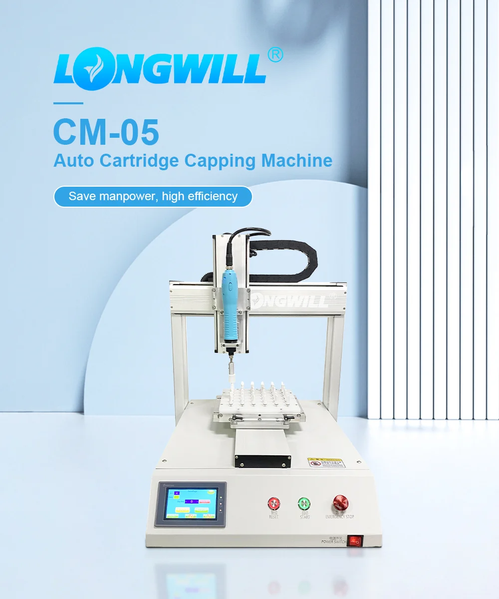 vape cartridge filling capping machine