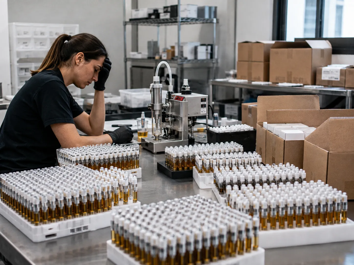 Low Output Cartridge Filling Production Challenge Manual cartridge filling process struggling with growing production orders