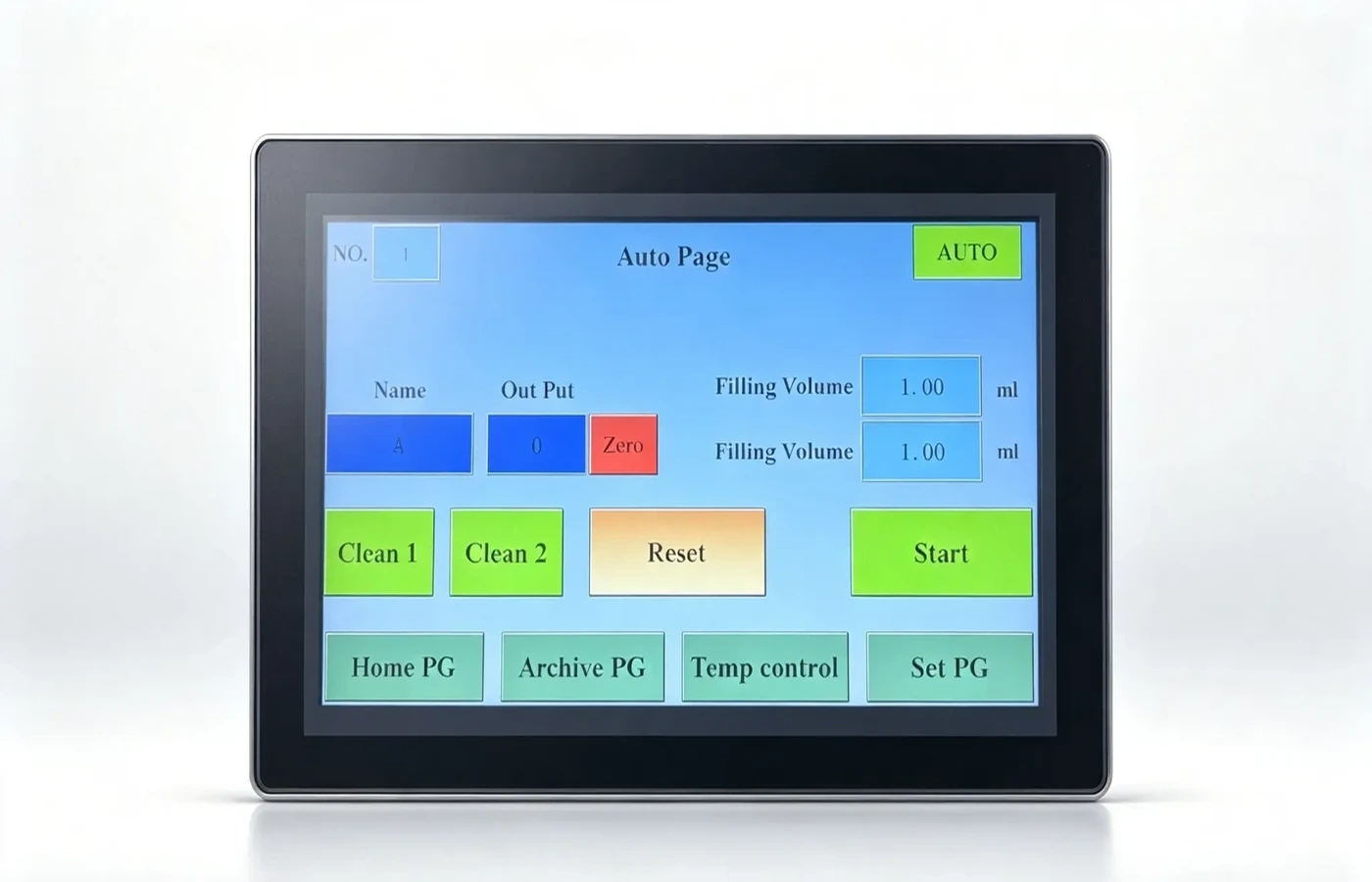 FM-17 Stable Filling Accuracy Control FM-17 touchscreen control interface for precise automatic cartridge filling